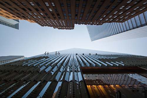 new york low-angle photography of high-rise buildings city